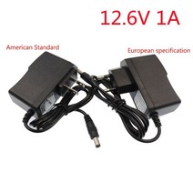 18650 리튬 배터리 충전기 12V 36V 42V 54V 25.2V 29.4V 60V 72V 2A 100-240V 자전거 이온 1, 05 12.5V 1A_02 EU