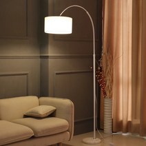 MBH 북유럽 현대 간단한 창조적 인 플로어 램프 마작 낚시 플로어 램프 거실 침실 호텔 플로어 램프 스피아노 플로어 장스탠드 장스탠드조명 플로어램프 거실 장스탠드, 흰색