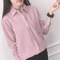 협력브랜드 다운컬러 골덴 남방 포켓 코듀로이 셔츠 기본핏 겨울