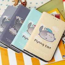 삼성 갤럭시 S22 S21 S20 플러스 울트라 노트10 뽁뽁이 지갑 휴대폰케이스 플라잉캣