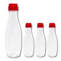 [간장용기] 270ml sd 협구 원터치캡 250개입 뚜껑선택, 빨강