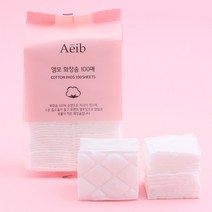 JJ Choice 에이브 엠보 화장솜 100매, 1개