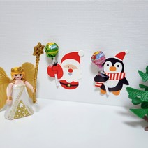 할로윈 크리스마스 사탕페이퍼 유령 산타 펭귄 10장 막대사탕포장