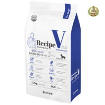 라이브잇 유한양행 Recipe V 반려견 처방식사료, 8개, 1.2kg, 유리너리(비뇨계)