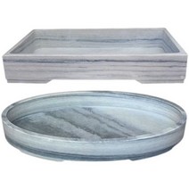 돌수반 천연 수석 대리석 직사각형 진열대 화분 받침, 다른 디자인 사이즈 별도 문의