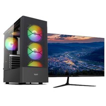 야인컴퓨터 게이밍 조립PC 롤 배틀그라운드 오버워치 피파4 로스트아크 디아블로 사무용PC 컴퓨터, Y게임용PC세트1번
