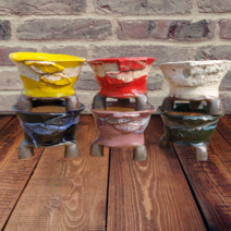 이쁘다육 예운분 락분 원형 화분, 네이비블루