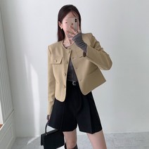 [Lunailed] 여성 데일리 라운드 자켓 [국내생산]