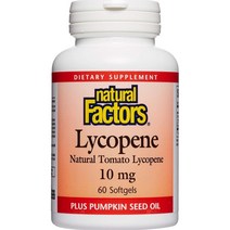 네추럴팩터스 라이코펜 토마토라이코펜 리코펜 10mg 60소프트젤, 60정, 1개