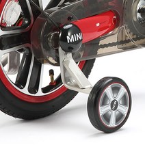 별빛 BMW MINI 자전거 부품 보조 휠 주차대 진흙받이 발판미니 자전거 보조바퀴 주차대, MINI 14인치 자전거 보조바퀴(한 쌍)