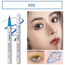 노보 8 색 매트 리퀴드 아이 라이너 펜슬 퀵 드라이 워터프루프 롱 라스팅 아이 라이너 아이 메이크업 코스메틱 메이크업 도구 tslm1, 05