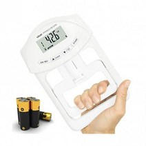 Vive Precision Grip Strength Tester - Dynamometer Trainer For Hand Measurement Digital Gripper Meter, White