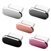 갤럭시 휴대폰 C핀 마개 컬러 C핀 충전 보호캡 충전홀 덮개 알루미늄 합금 재질, 실버