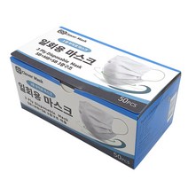 CLOVER 클로버 일회용 마스크 화이트 50매 부직포마스크, 50개, 1개