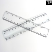 초등학생 수학준비물 15cm 투명 플라스틱자