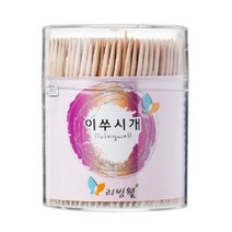 리빙웰 이쑤시개 양면, 5개, 500개입