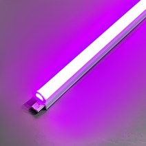 DS더쎈 색T5칼라 LED5W 보라 300mm 인테리어 간접조명 플리커프리, 단품