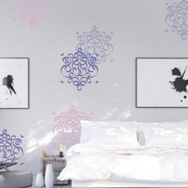 벽스텐실 도안 다마스크 카르투슈 600_460_002, 단품