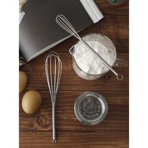 일제 스텐 핸드거품기 2size 휘핑기 제빵 미숫가루 계란찜, 소