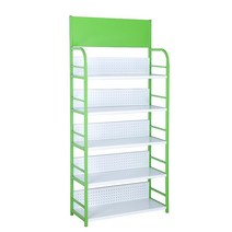 펜트리 철제 선반 가정용 간식 진열대 곤도라 매대 렉, 54x30x140ㅣ흰색ㅣ4층