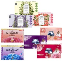 1+1 르샤트라 아우라 건조기시트 lg 삼성 드럼 세탁 스타일러 향기시트, 1+1 피죤 락피에스타 40매