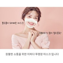 입보이는 투명마스크 10매입 당일무료배송, 중형