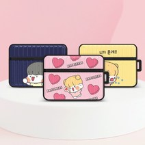 시미 실버벨 뽀시래기 시즌9 에어팟3 아머 케이스, 에어팟3 하드케이스_니가 몬데