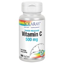 솔라레이 비타민C 아스코르빈산 Ascorbic Acid 500mg 100베지캡슐 고약사