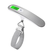 크레인 저울 미니 휴대용 산업용 LCD 디지털 수하물 규모 50kg 전자 무게 균형 가방 여행 벽걸이 Steelyard 낚시