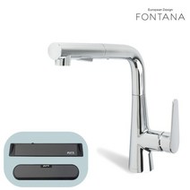 폰타나TF-K4612 국산 원홀싱크수전 + 퓨로절수페달, MWP-F02MB+TF-K4612