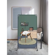 가벽파티션 패브릭 가벽 북유럽 심플 전시장 천, J[80x180cm]
