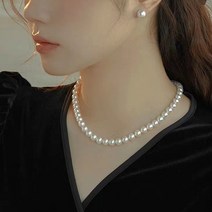 XD 진주 목걸이 6mm 여성 진주목걸이
