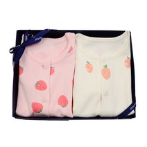 압소바HM (3AXC103P5) (백일돌선물)캐로 베리슬립내의세트(크림)(22FW)