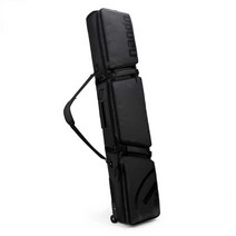 우스어스 스노우 싱글 더블 보드 스노보드 스키 플레이트 바퀴달린 대용량 가방 엣지 백 케이스 날 보호 커버 방수 길이조절 가능한 긁힘 방지 배낭 많은 수납공간, B