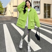 [리즈무드] 페즈 코듀로이 안감 누빔 패딩 점퍼