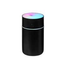 공기청정기 탁상용 원룸 펫케어 사무실 휴대용 환기청정기 USB 충전식 휴대용 초음파 가습기 휴미디파이어, 02 Black