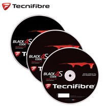 테크니파이버 블랙 코드 4S(릴 200m) 테니스 스트링(폴리), 16L/1.30mm