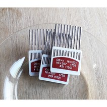 공업용미싱바늘 DBX1 18호 19호 21호 10개1set, 10개