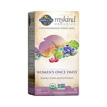 마이카인드 여성 멀티비타민 철분 비오틴 60테블릿, 60 Count (Pack of 1)