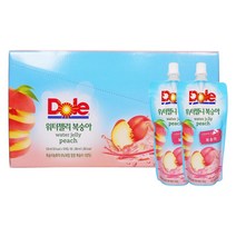 Doel 돌 워터젤리 열대과일 복숭아맛 130mLx20 냉장젤리 간식 음료, 20개, 130ml