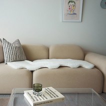 한샘 인조퍼 러그ㅣ다용도매트ㅣ소파패드 60x140 아이보리