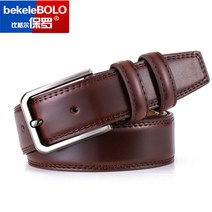 Dropshipping-패션 남성 벨트 정품 가죽 럭셔리 디자이너 브라운 빈티지 허리 벨트 청바지 신츄론 카우보이 아저씨