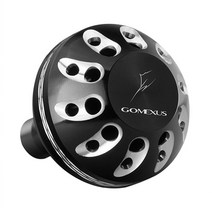 낚시 릴 Gomexus 핸들 노브 38mm Shimano Stella Sahara Sedona Nasci Daiwa 스피닝, 샤프트 없이, 블랙 실버