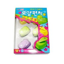 종이나라 꾸미기펀치 모양펀치6종세트 교재류 사무용품 무늬펀치 문구 준비물 7W533168, 1개, 1개