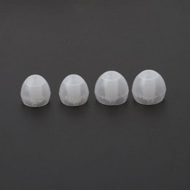 스핀핏 이어폰 실리콘 팁 팁 소프트 캡 이어버드 커버 교체 shure se846 se535 se425 se315 se215 헤드폰 액세서리 SPIN FIT, 투명한 흰색