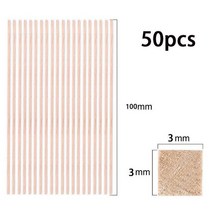 발사 나무 공예 사각형 커젤 모델 장난감 건축 수공예 교육용 DIY 액세서리 스틱 2mm 3mm 4mm 10mm 12mm 15mm, [14] 50PCS-3X3mmX100mm