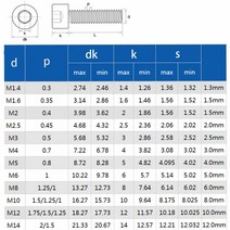 M3 M4 M5 M6 M8 탄소강 등급 12.9 강철 DIN912 육각 육각 소켓 헤드 캡 알렌 볼트 나사, 한개옵션1, 35 M5x16mm 10PCS