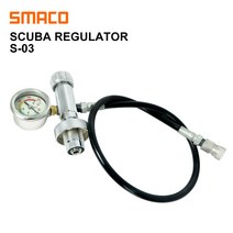 미니산소통 SMACO 미니 스쿠버 다이빙 산소 실린더 탱크 어댑터헤드 부품알루미늄 합금다이빙 비리필 어댑터, S-03, 03 S-03