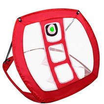 토리마켓 골프 스윙 연습망 그물망 팝업 골프 치핑 네트 실내 및 실외 타격 매트 공 뒤뜰 연습 스윙 게임, 04 라이트 그린