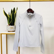 승마용품 장비 용 승마 상의 긴팔 티셔츠 지퍼 스포츠 셔츠 에쿼 션 의류, S, RhinoGrey